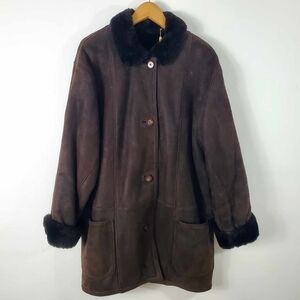 Dominic Bellissimo Gorgeous Brown Suede 100% Lambskin Shearling  Jacket M/L